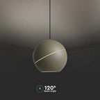 Lampa Wisząca LED / Barwa: 3000K / Obudowa: Złota