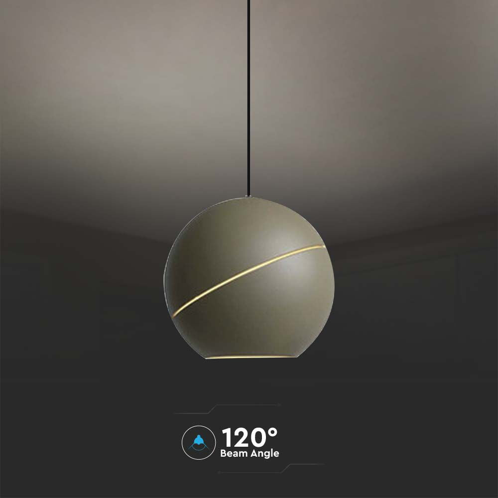 Lampa Wisząca LED / Barwa: 3000K / Obudowa: Złota