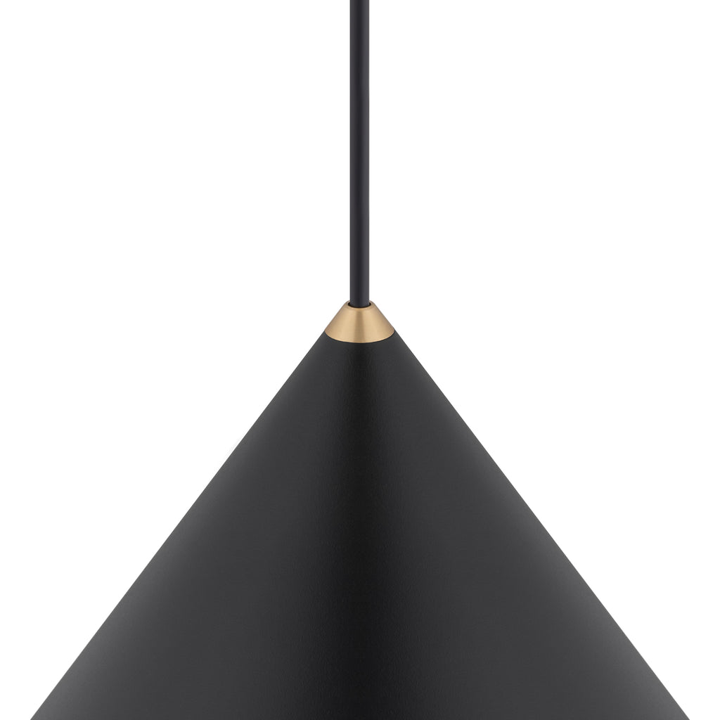 Nowodvorski Lampa wisząca ZENITH M 20W only LED 50/60Hz - Stal lakierowana - Czarny