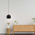 Lampa Wisząca LED / Włącznik dotykowy / Barwa: 3000K / Obudowa: Czarna