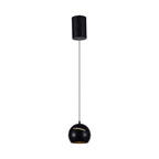 Lampa Wisząca LED / Włącznik dotykowy / Barwa: 3000K / Obudowa: Czarna