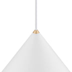 Nowodvorski Lampa wisząca ZENITH M 20W only LED 50/60Hz - Stal lakierowana - Biały