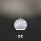 Lampa Wisząca LED / Włącznik dotykowy / Barwa: 3000K / Obudowa: Biała