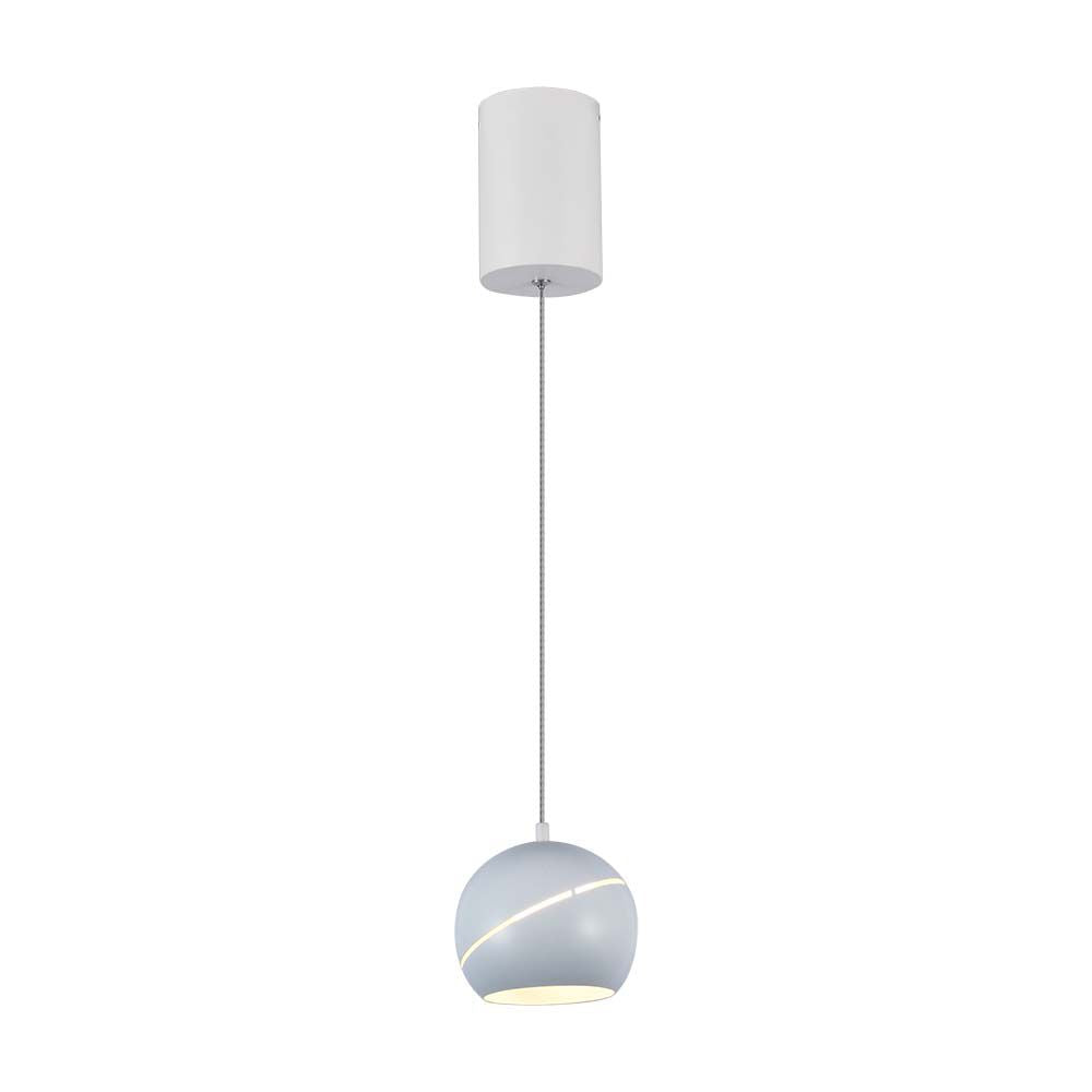 Lampa Wisząca LED / Włącznik dotykowy / Barwa: 3000K / Obudowa: Biała