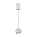 Lampa Wisząca LED / Włącznik dotykowy / Barwa: 3000K / Obudowa: Biała