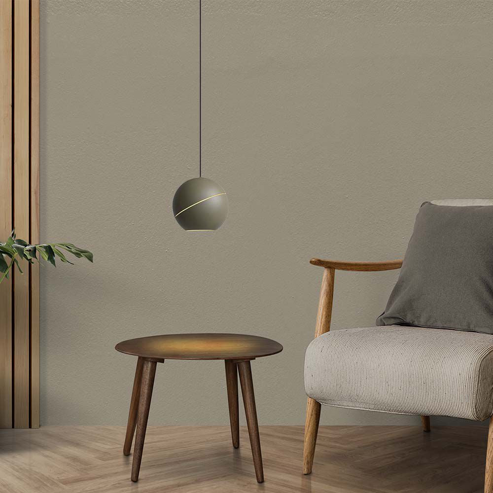 Lampa Wisząca LED / Włącznik dotykowy / Barwa: 3000K / Obudowa: Złota
