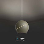 Lampa Wisząca LED / Włącznik dotykowy / Barwa: 3000K / Obudowa: Złota