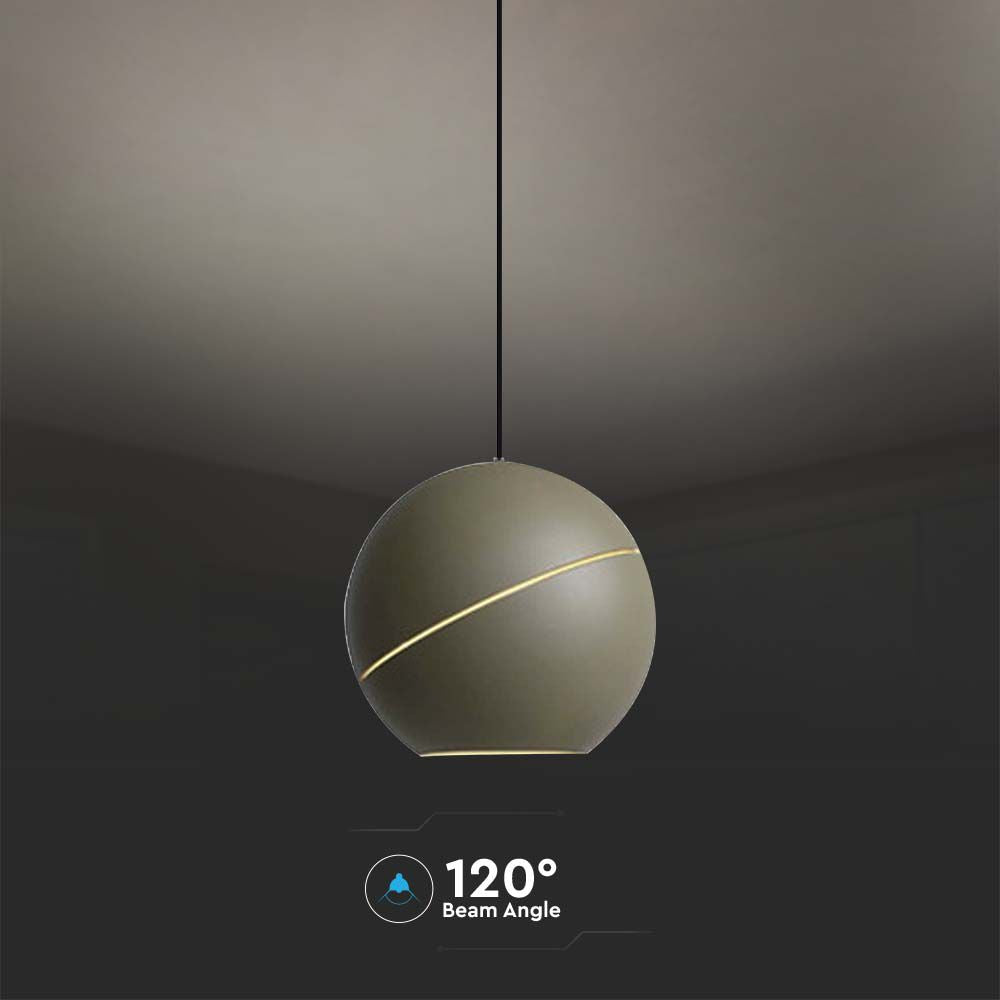 Lampa Wisząca LED / Włącznik dotykowy / Barwa: 3000K / Obudowa: Złota
