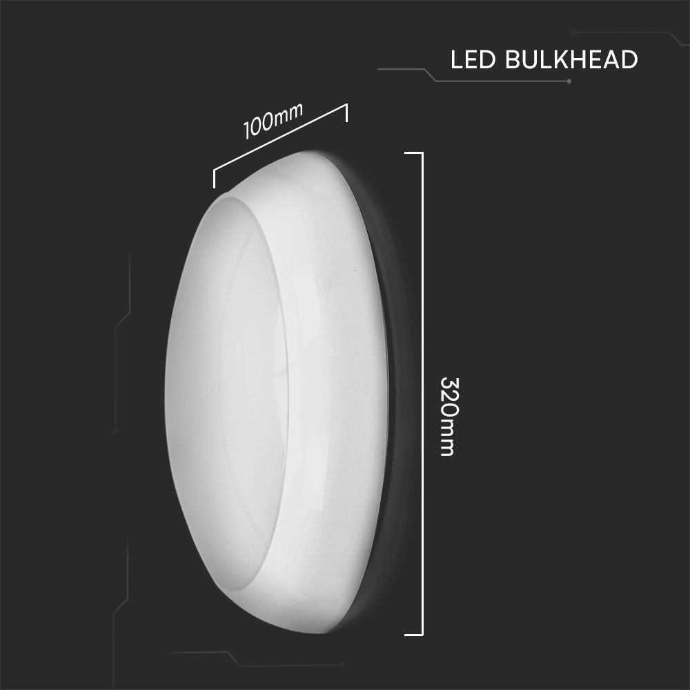 8W/16W/20W Dekoracyjny plafon LED / Chip Samsung / Barwa: 3w1 / Klosz: Okrągły / IP65