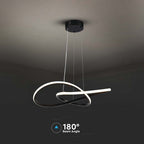Dekoracyjna Lampa Wisząca LED / Barwa: 3000K / Obudowa: Czarna