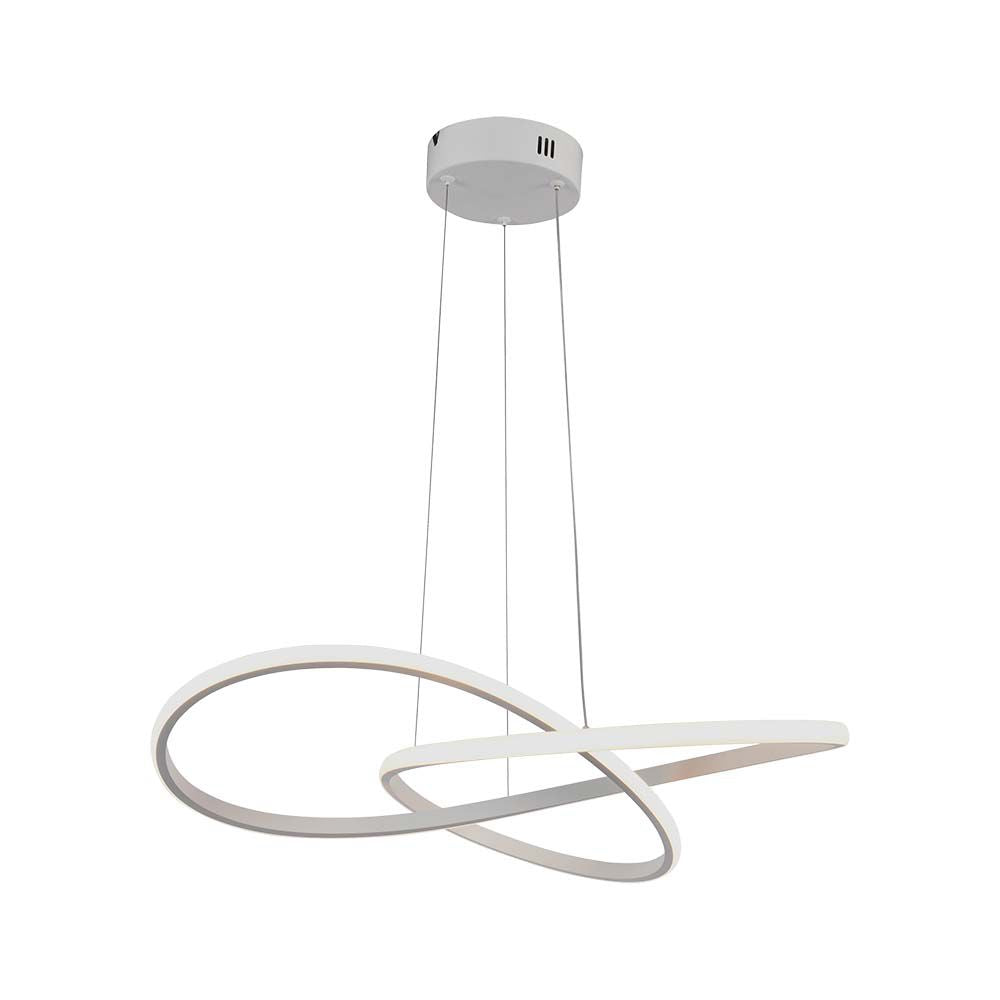 Dekoracyjna Lampa Wisząca LED / Barwa: 3000K / Obudowa: Biała