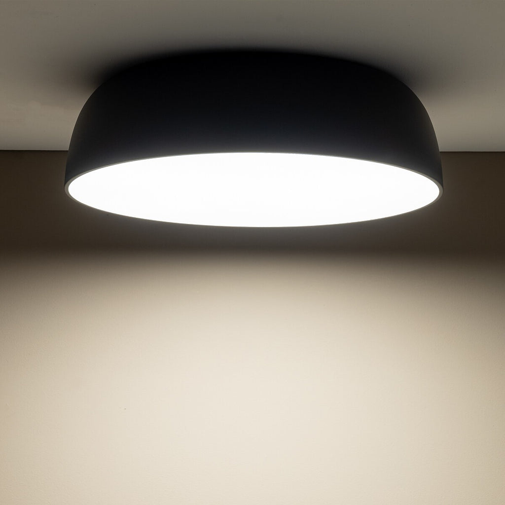 Nowodvorski Plafon SATELLITE M 25W only LED 50/60Hz - Stal lakierowana - Czarny 8016