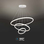 Dekoracyjna Lampa Wisząca LED / Barwa: 3000K / Obudowa: Biała