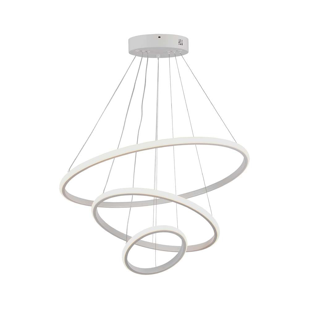 Dekoracyjna Lampa Wisząca LED / Barwa: 3000K / Obudowa: Biała