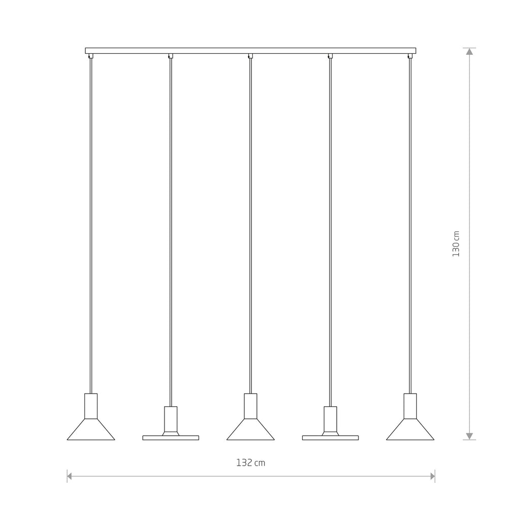 Nowodvorski Lampa wisząca HERMANOS 10W only LED 50/60Hz - Stal lakierowana - Czarny IV 8032