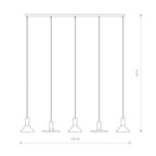 Nowodvorski Lampa wisząca HERMANOS 10W only LED 50/60Hz - Stal lakierowana - Czarny IV 8032