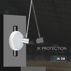 8W/16W/20W Dekoracyjny plafon LED / Sensor / Chip Samsung / Barwa: 3w1 / Klosz: Okrągły / IP65