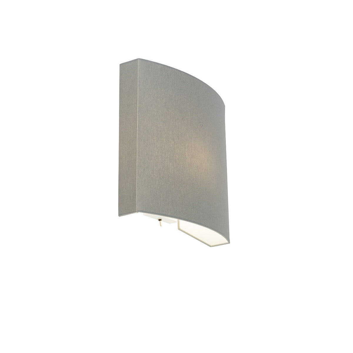 Nowodvorski Kinkiet z włącznikiem BORDE 10W only LED 50/60Hz - Tkanina - Szary 8046