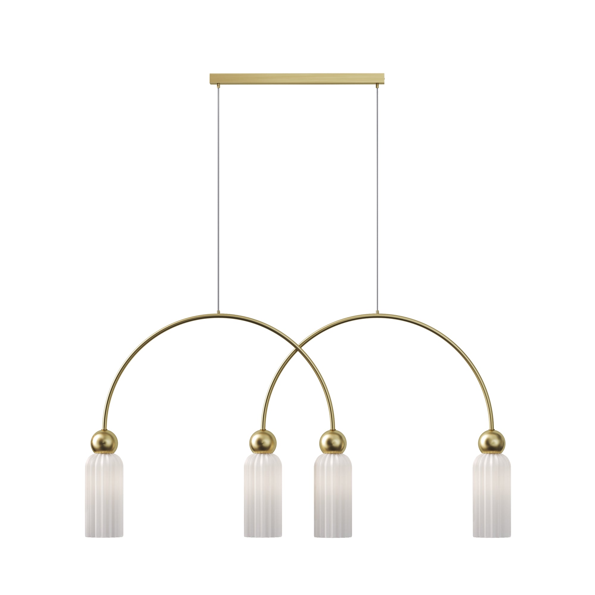 Maytoni Lampa wisząca Antic - Metal - Złoty MOD302PL-04W