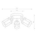 Nowodvorski Lampa przysufitowa VISTA 10W only LED 50/60Hz - Stal chromowana - Chrom 8050