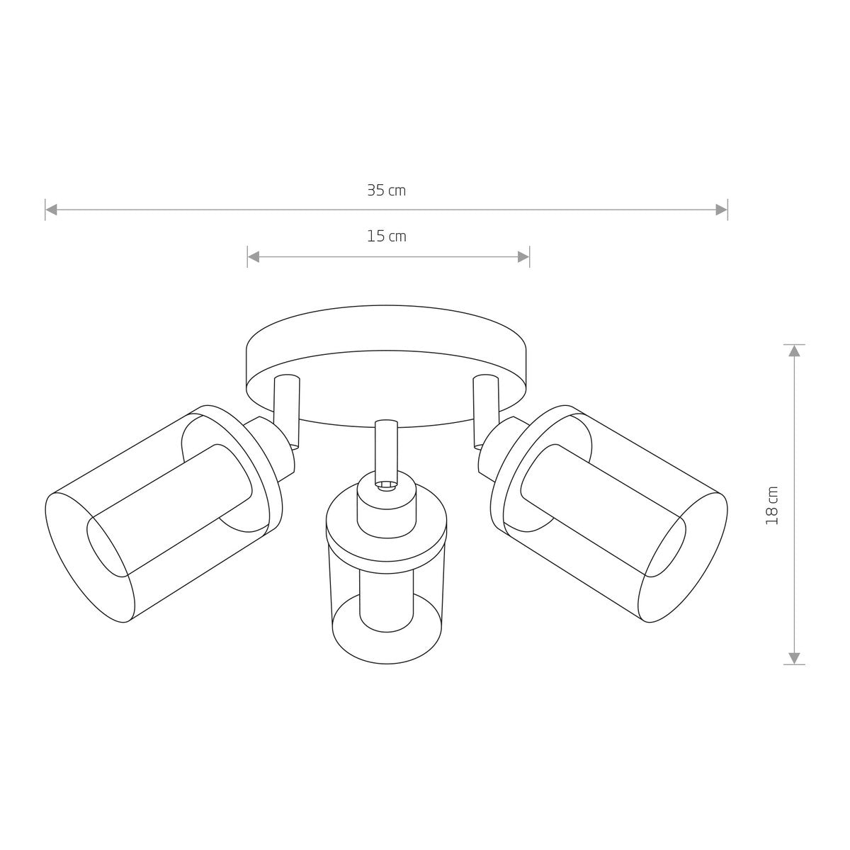 Nowodvorski Lampa przysufitowa VISTA 10W only LED 50/60Hz - Stal chromowana - Chrom 8050