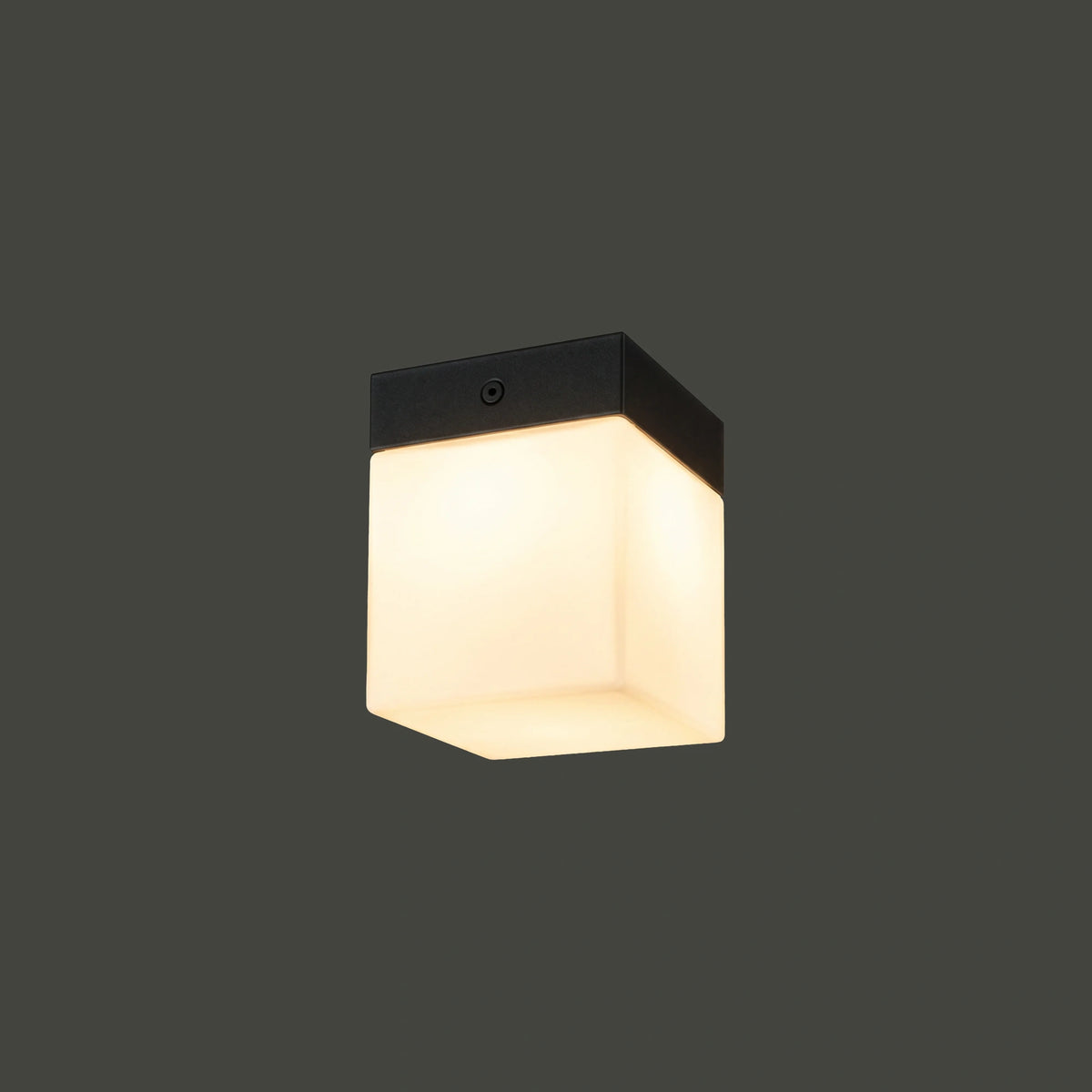 Nowodvorski Lampa przysufitowa SIS 10W only LED 50/60Hz - Szkło - Biały I 8054 - lampa włączona