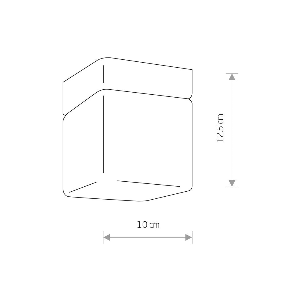 Nowodvorski Lampa przysufitowa SIS 10W only LED 50/60Hz - Szkło - Biały I 8054
