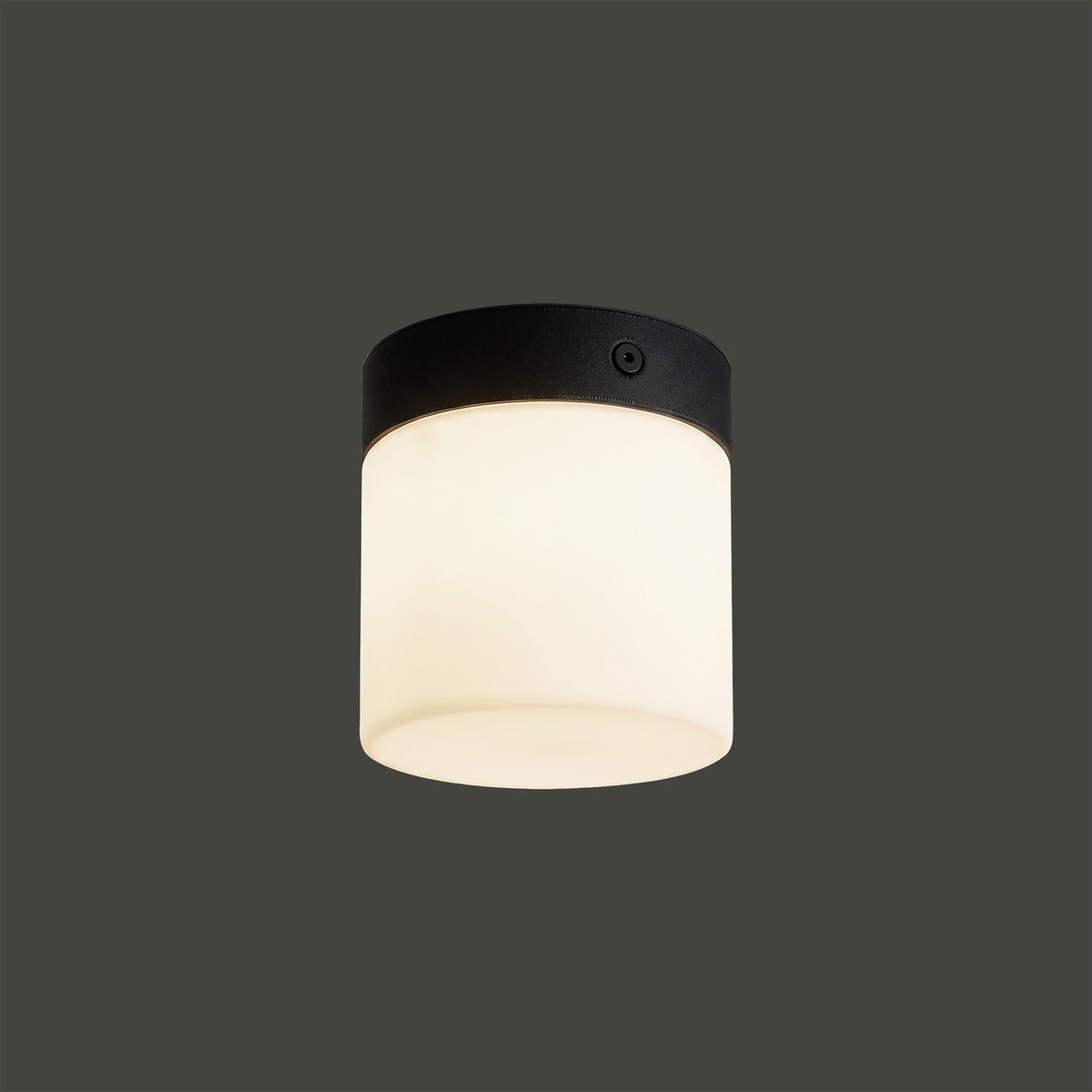 Nowodvorski Lampa przysufitowa CAYO 10W only LED 50/60Hz - Szkło - Biały I 8055 - lampa włączona