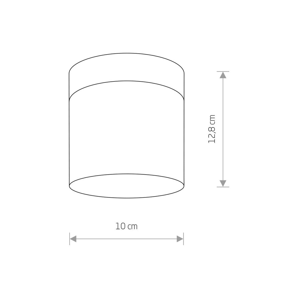 Nowodvorski Lampa przysufitowa CAYO 10W only LED 50/60Hz - Szkło - Biały I 8055
