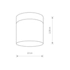 Nowodvorski Lampa przysufitowa CAYO 10W only LED 50/60Hz - Szkło - Biały I 8055