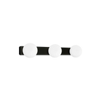 Nowodvorski Kinkiet BRAZOS 3x10W only LED 50/60Hz - Szkło - Biel, Czerń 8056
