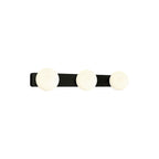 Nowodvorski Kinkiet BRAZOS 3x10W only LED 50/60Hz - Szkło - Biel, Czerń