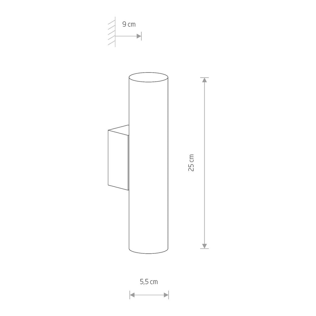 Nowodvorski Kinkiet EYE WALL 10W only LED 50/60Hz - Stal lakierowana - Biały 8073