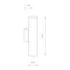 Nowodvorski Kinkiet EYE WALL 10W only LED 50/60Hz - Stal lakierowana - Biały 8073