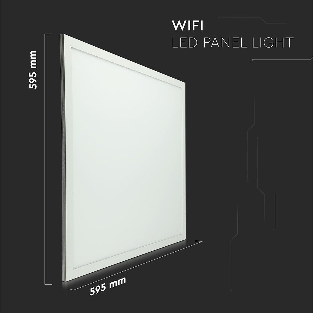 40W Panel LED WIFI / Barwa: 3w1 / Kompatybilna z Amazon Alexa i Google Home / Opk. 5 szt.
