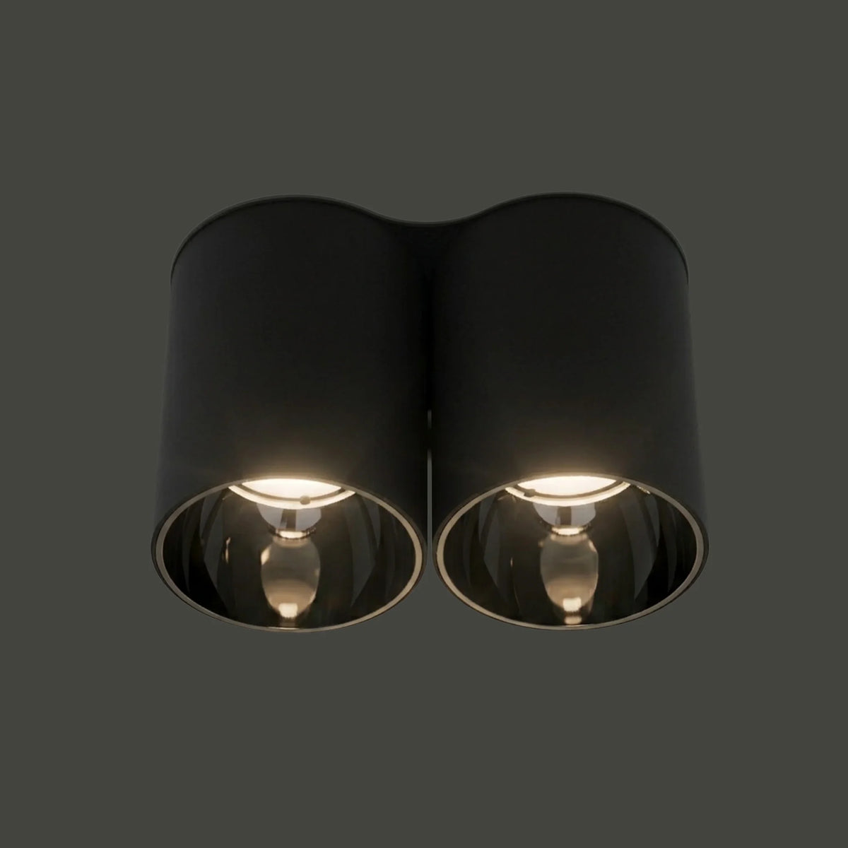 Nowodvorski Lampa downlights natynkowa EYE TONE 10W only LED 50/60Hz - Stal lakierowana - Czarny I 8086 - lampa włączona