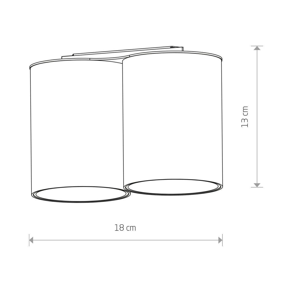 Nowodvorski Lampa downlights natynkowa EYE TONE 10W only LED 50/60Hz - Stal lakierowana - Biały III 8088
