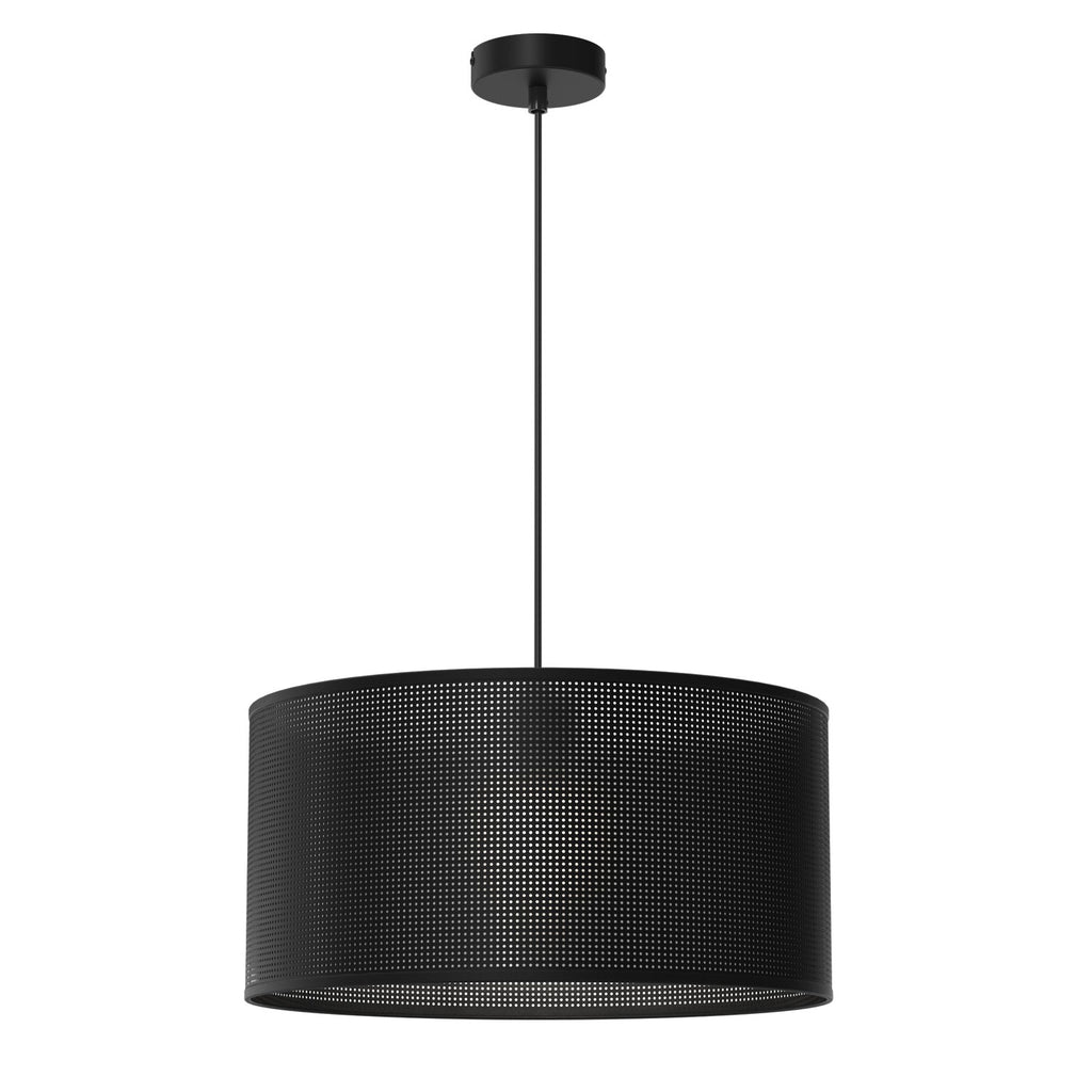 żyrandol Loft shade black, cylinder shade dia 400, h 200 black 1xE27