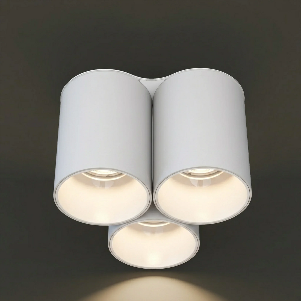 Nowodvorski Lampa downlights natynkowa EYE TONE 10W only LED 50/60Hz - Stal lakierowana - Biały IV 8093 - lampa włączona