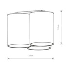 Nowodvorski Lampa downlights natynkowa EYE TONE 10W only LED 50/60Hz - Stal lakierowana - Biały IV 8093