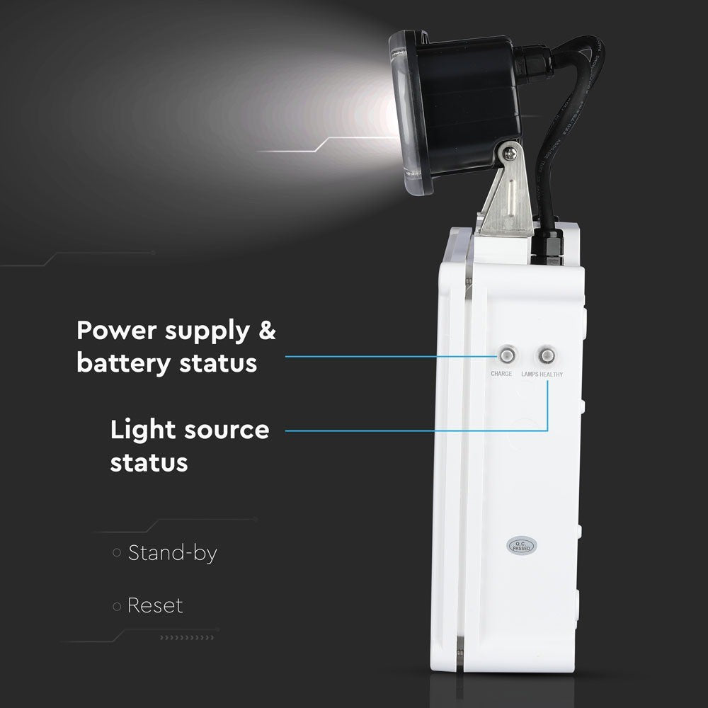 6W Oprawa awaryjna / Barwa:6000K / IP65