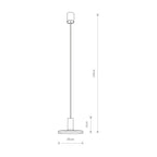 Nowodvorski Lampa wisząca HERMANOS B 10W only LED 50/60Hz - Stal lakierowana - Czarny III 8102