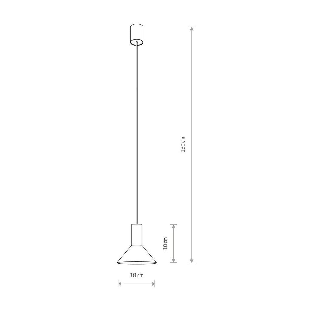 Nowodvorski Lampa wisząca HERMANOS A 10W only LED 50/60Hz - Stal lakierowana - Czarny II 8105