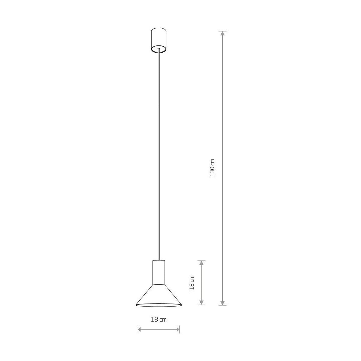 Nowodvorski Lampa wisząca HERMANOS A 10W only LED 50/60Hz - Stal lakierowana - Czarny II 8105