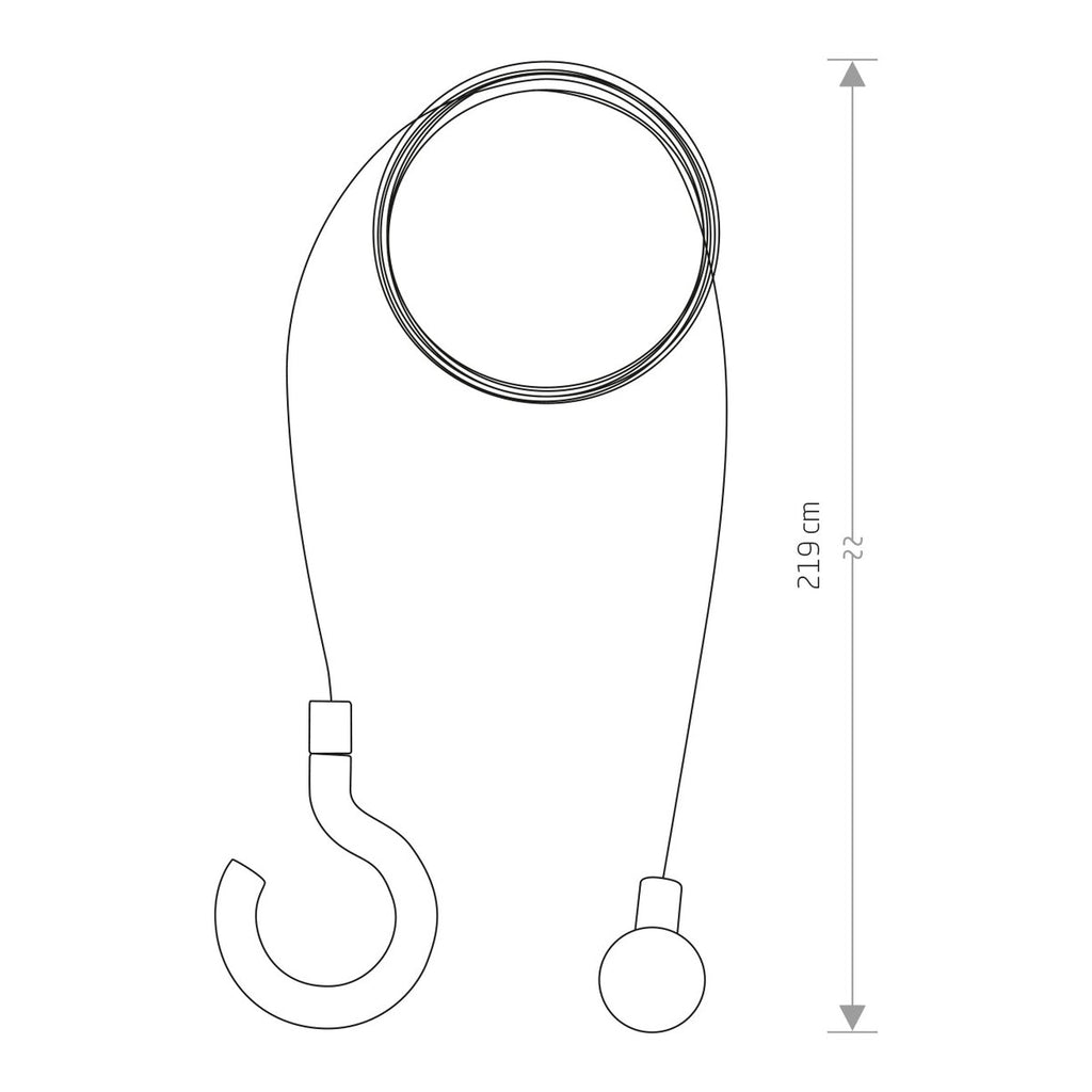 Nowodvorski HANGING SET FOR PICNIC LED - Aluminium - Grafitowy 8106