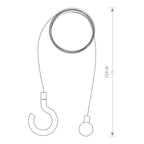 Nowodvorski HANGING SET FOR PICNIC LED - Aluminium - Biały 8107