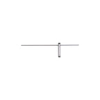 Nowodvorski Kinkiet z włącznikiem IMPULSE LED M 10W 50/60Hz - Aluminium lakierowane - Czarny 8116