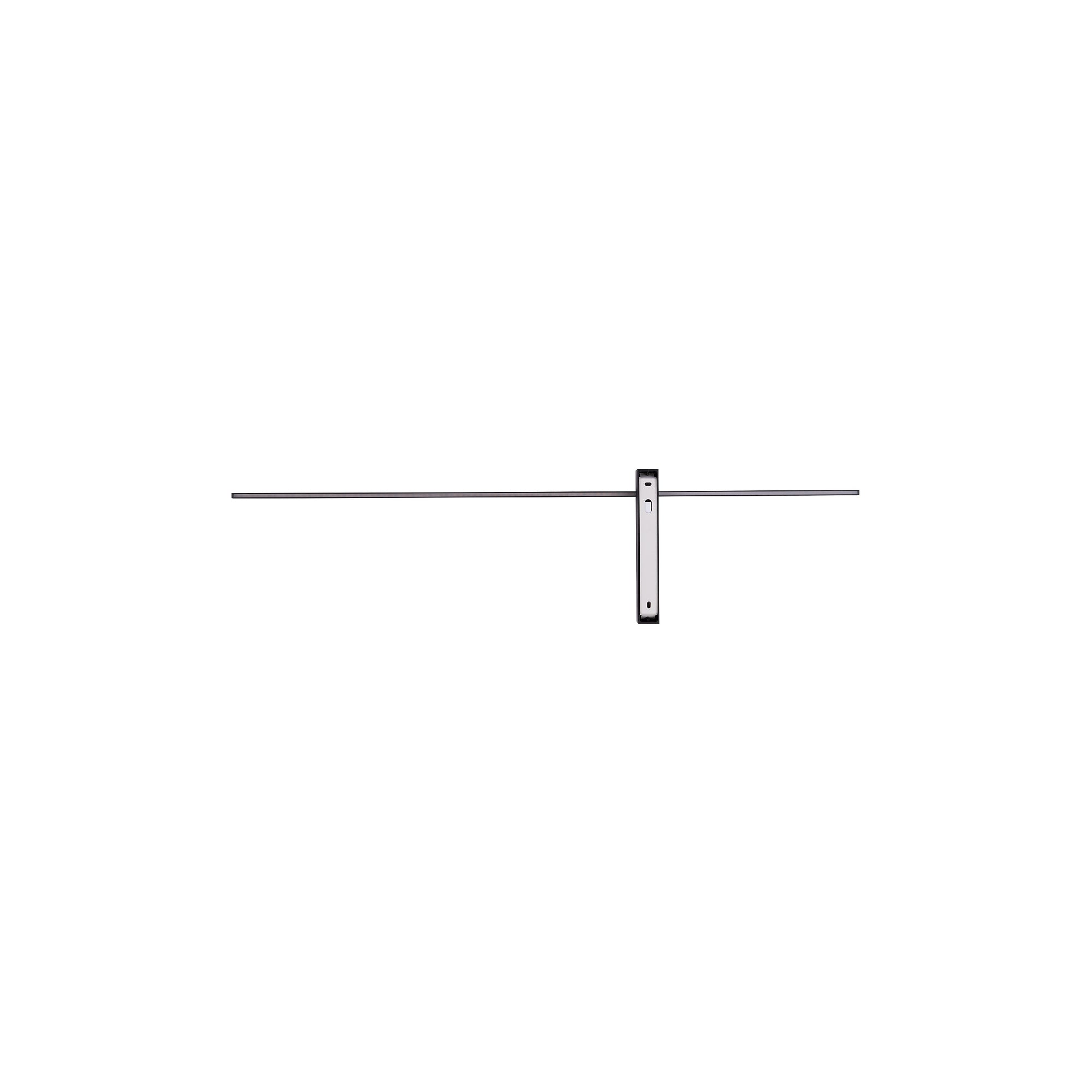 Nowodvorski Kinkiet z włącznikiem IMPULSE LED M 10W 50/60Hz - Aluminium lakierowane - Czarny 8116