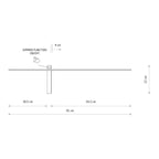 Nowodvorski Kinkiet z włącznikiem IMPULSE LED M 10W 50/60Hz - Aluminium lakierowane - Czarny 8116