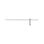 Nowodvorski Kinkiet z włącznikiem IMPULSE LED L 15W 50/60Hz - Aluminium lakierowane - Czarny 8117